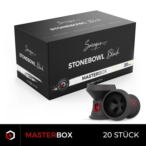 SMOQUE | STONEBOWL BLACK | MASTERBOX | 20 Stk.